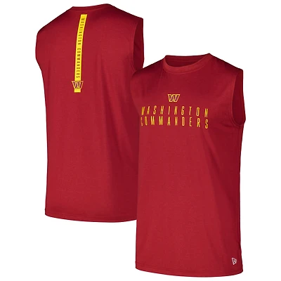 Débardeur bourgogne Washington Commanders Team New Era pour homme