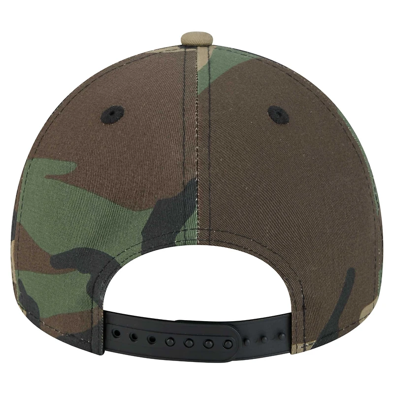 Casquette ajustable New Era Camo Washington Commanders Mystic Camo A-Frame 9FORTY pour homme