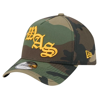 Men's New Era Camo Washington Commanders Mystic Camo A-Frame 9FORTY Adjustable Hat