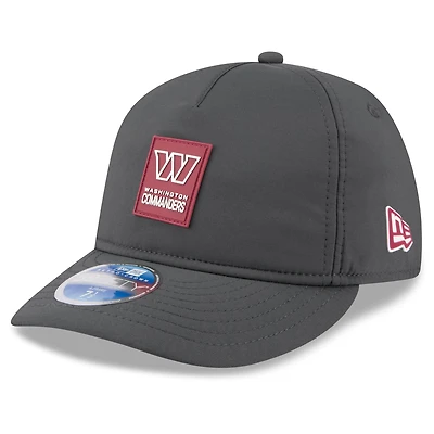 Men's New Era Charcoal Washington Commanders 2025 Sideline Cold Weather Retro Crown 59FIFTY Fitted Hat