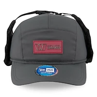 Men's New Era Charcoal Washington Commanders 2025 Sideline Cold Weather Runner Dog Ear Adjustable Hat