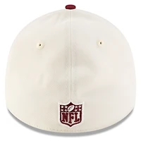 Men's New Era  Cream/Burgundy Washington Commanders 2025 NFL Draft 39THIRTY Flex Hat