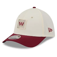 Men's New Era  Cream/Burgundy Washington Commanders 2026 NFL Training Camp 39THIRTY Flex Hat