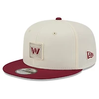 Men's New Era  Cream/Burgundy Washington Commanders 2026 NFL Training Camp 9FIFTY Snapback Hat