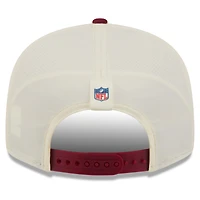 Men's New Era  Cream/Burgundy Washington Commanders 2026 NFL Training Camp 9FIFTY Snapback Hat