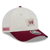 Men's New Era  Cream/Burgundy Washington Commanders 2026 NFL Training Camp 9FORTY Adjustable Hat