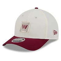 Men's New Era  Cream/Burgundy Washington Commanders 2026 NFL Training Camp 9FORTY Adjustable Hat