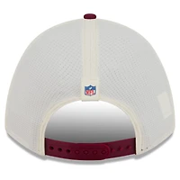 Men's New Era  Cream/Burgundy Washington Commanders 2026 NFL Training Camp 9FORTY Adjustable Hat