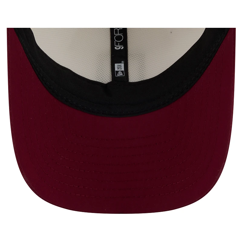 Men's New Era  Cream/Burgundy Washington Commanders 2026 NFL Training Camp 9FORTY Adjustable Hat
