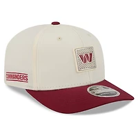 Men's New Era  Cream/Burgundy Washington Commanders 2026 NFL Training Camp 9SEVENTY Adjustable Hat