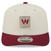 Men's New Era  Cream/Burgundy Washington Commanders 2026 NFL Training Camp 9SEVENTY Adjustable Hat