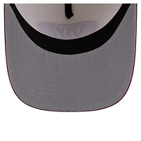 Men's New Era  Cream/Burgundy Washington Commanders Washed A-Frame 9FIFTY Snapback Hat