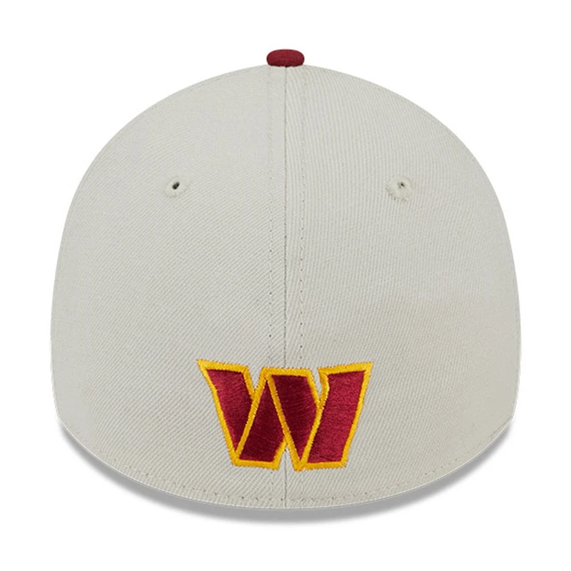 Casquette New Era Flex crème Washington Commanders 2023 NFL Draft 39THIRTY pour homme