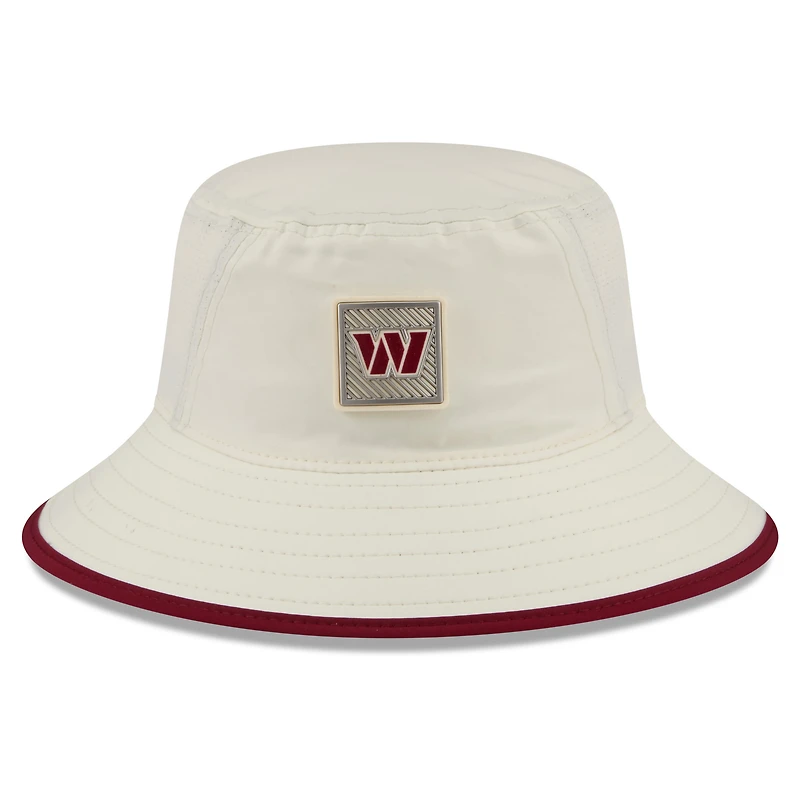 Men's New Era Cream Washington Commanders 2026 NFL Training Camp Sport Bucket Hat