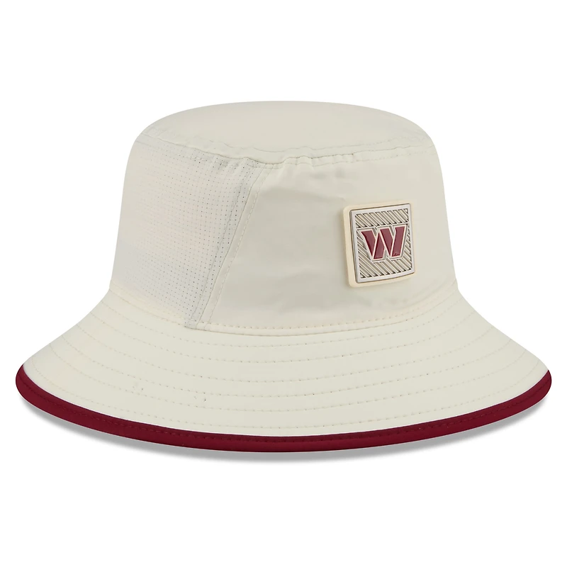 Men's New Era Cream Washington Commanders 2026 NFL Training Camp Sport Bucket Hat
