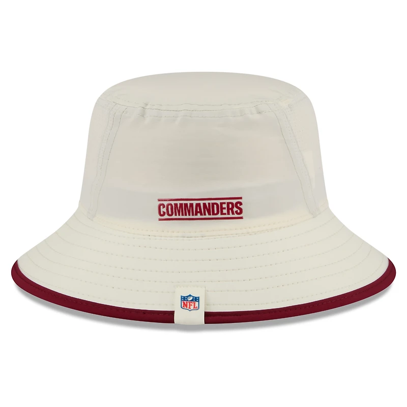 Men's New Era Cream Washington Commanders 2026 NFL Training Camp Sport Bucket Hat