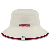 Men's New Era  Cream Washington Commanders 2026 NFL Training Camp Sport Bucket Hat