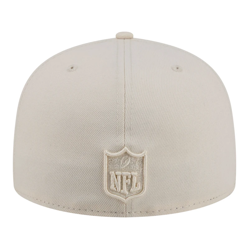 Casquette ajustée New Era crème Washington Commanders pour homme, modèle 59FIFTY