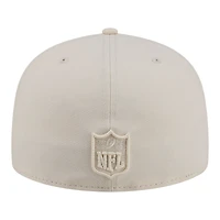 Casquette ajustée New Era crème Washington Commanders pour homme, modèle 59FIFTY