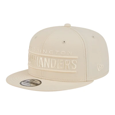 Men's New Era Cream Washington Commanders Colorpack 9FIFTY Snapback Hat