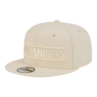 Men's New Era  Cream Washington Commanders Colorpack 9FIFTY Snapback Hat