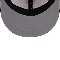 Men's New Era Cream Washington Commanders Oversized Slogan 9FIFTY Snapback Hat