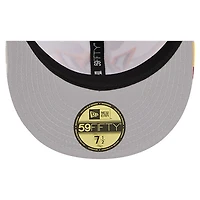 Casquette ajustée 59FIFTY Washington Commanders New Era or/bordeaux pour homme