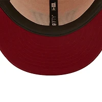 Men's New Era  Gold/Burgundy Washington Commanders Flipside 2Tone 59FIFTY Fitted Hat
