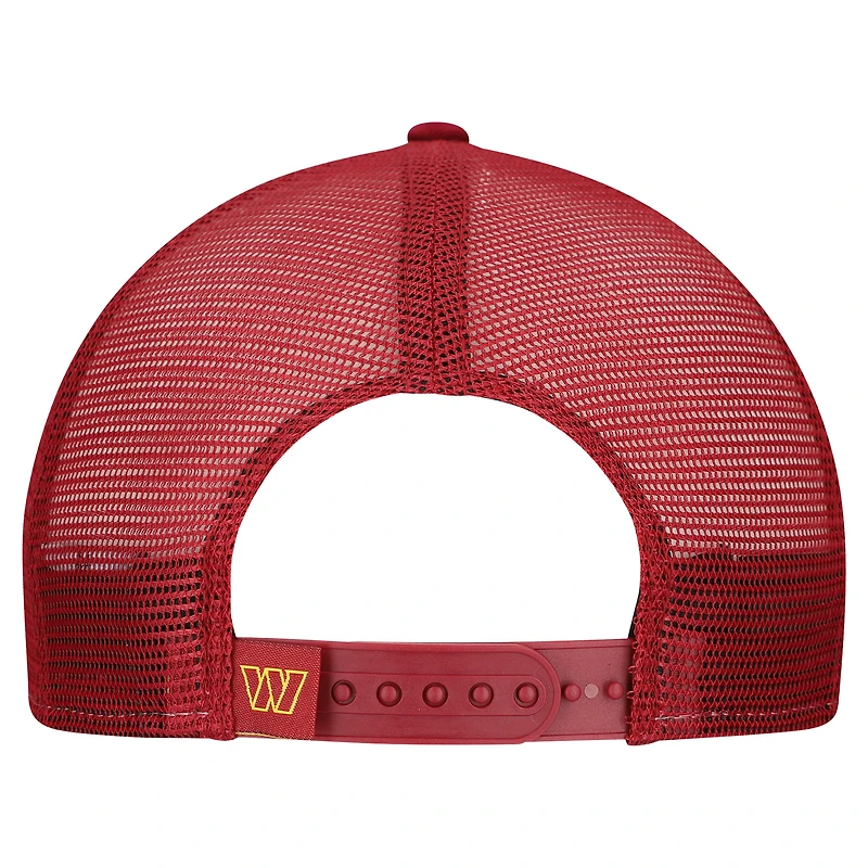 Men's New Era Gold/Burgundy Washington Commanders Outdoor Split Panel 9FIFTY Snapback Hat