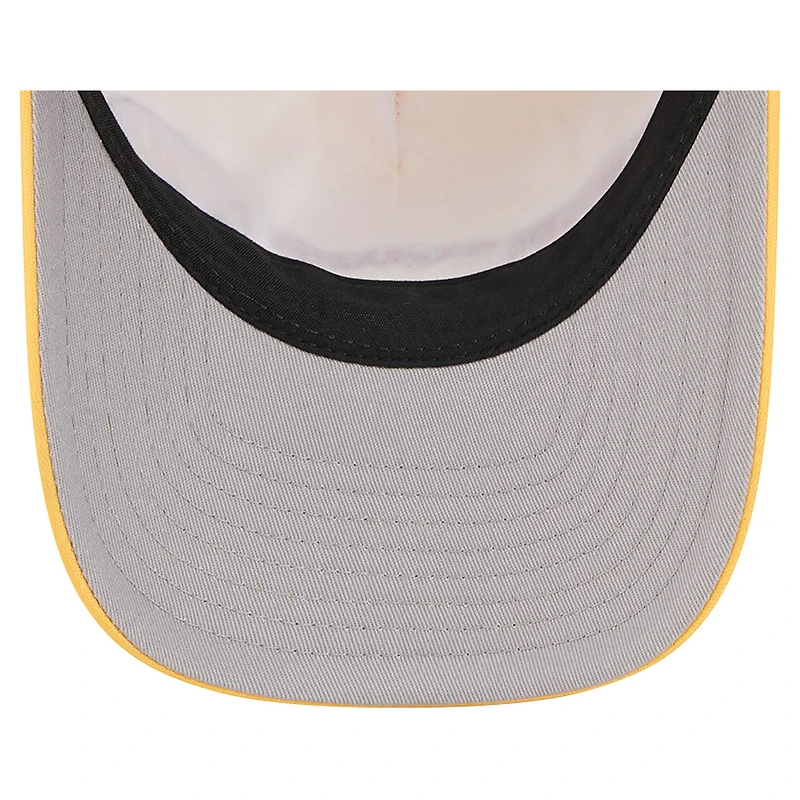 Men's New Era  Gold Washington Commanders  Linear A-Frame 9FORTY Adjustable Hat