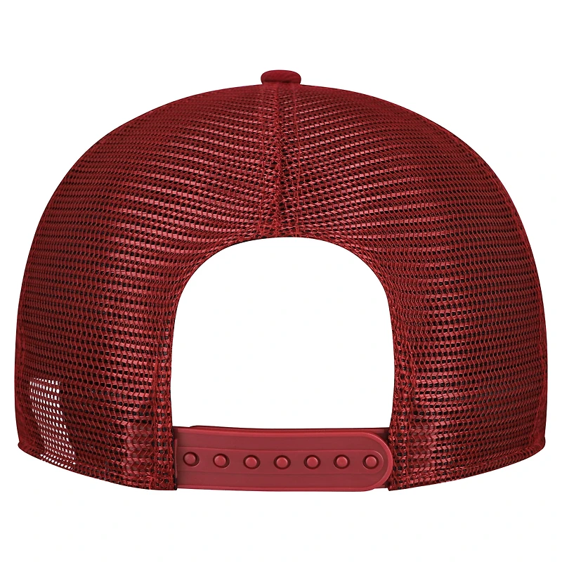 Casquette snapback 9FIFTY grise/bordeaux pour homme des Washington Commanders de New Era