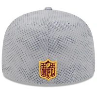 Men's New Era Gray Washington Commanders 2024 Sideline 59FIFTY Fitted Hat