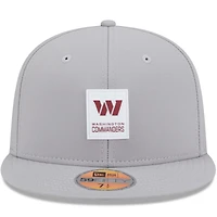 Men's New Era Gray Washington Commanders 2025 Sideline  59FIFTY Fitted Hat