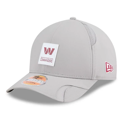 Men's New Era Gray Washington Commanders 2025 Sideline M-Crown 9FORTY Adjustable Hat
