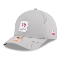 Men's New Era Gray Washington Commanders 2025 Sideline  M-Crown 9FORTY Adjustable Hat