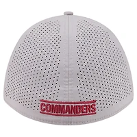 Casquette New Era grise Washington Commanders 39THIRTY M-Crown Flex Fit pour homme