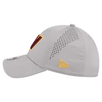 Men's New Era  Gray Washington Commanders Perforated 39THIRTY Flex Hat