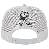 Casquette ajustable grise Washington Commanders Salute to Service pour homme New Era 9SEVENTY Trucker