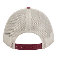 Casquette ajustable New Era Natural Washington Commanders Frayed M-Crown A-Frame 9FORTY pour homme