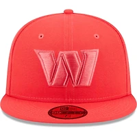 Men's New Era Red Washington Commanders Color Pack Brights 59FIFTY Fitted Hat