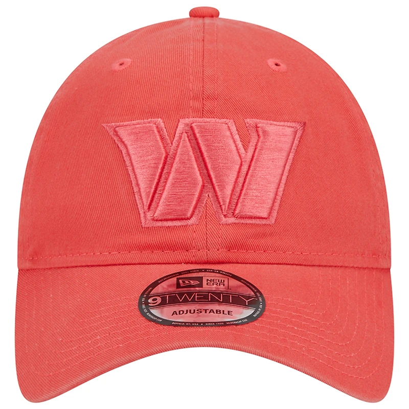 Men's New Era Red Washington Commanders Core Classic 2.0 Brights 9TWENTY Adjustable Hat