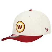 Men's New Era  Stone Washington Commanders  Loyal Corduroy 9SEVENTY Adjustable Hat