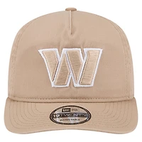 Casquette ajustable 19TWENTY des Washington Commanders de New Era pour homme, couleur beige