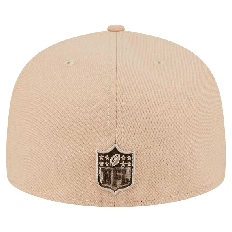 Men's New Era Tan Washington Commanders Candied Pecan 59FIFTY Fitted Hat