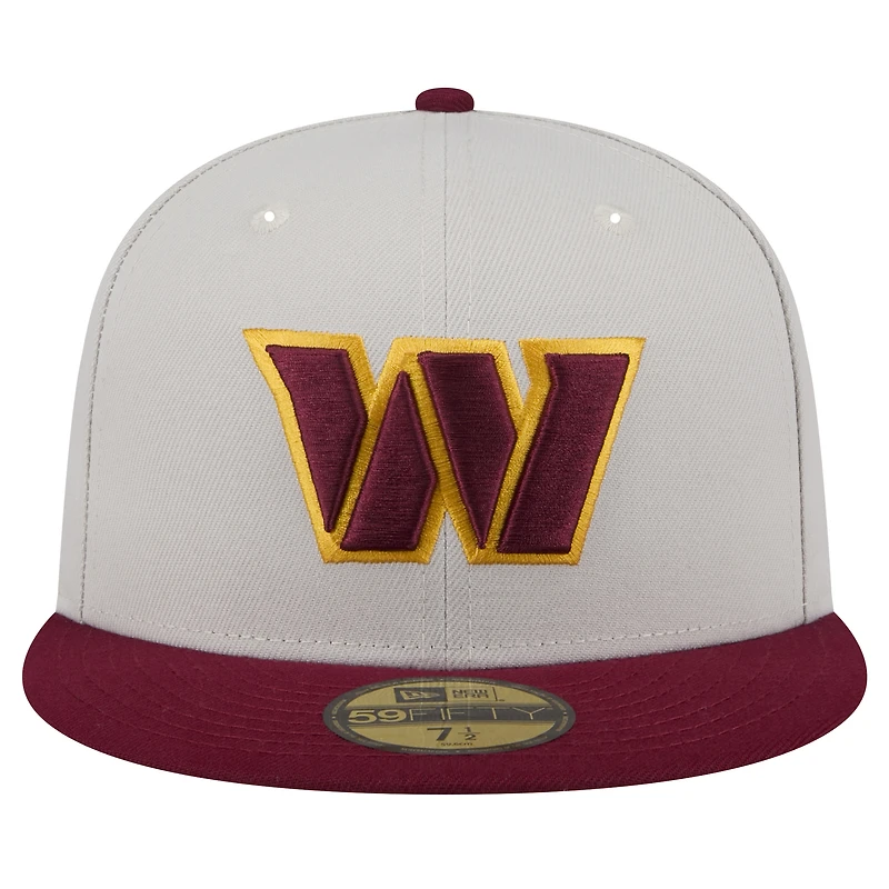 Casquette ajustée 59FIFTY Washington Commanders Stoney New Era pour hommes