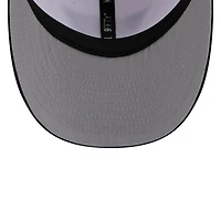 Casquette snapback New Era blanche et noire Washington Commanders 2026 NFL Draft 9FIFTY pré-courbée pour homme