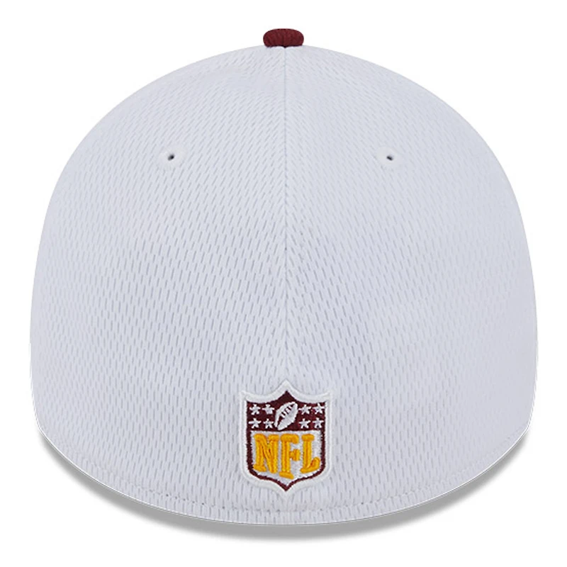 Men's New Era White/Burgundy Washington Commanders 2023 Sideline 39THIRTY Flex Hat