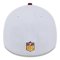 Men's New Era White/Burgundy Washington Commanders 2023 Sideline 39THIRTY Flex Hat