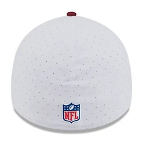 Men's New Era  White/Burgundy Washington Commanders 2025 NFL Training Camp 39THIRTY Flex Hat