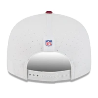 Men's New Era  White/Burgundy Washington Commanders 2025 NFL Training Camp Split Panel 9FIFTY Snapback Hat